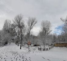 Gárgoles de Abajo nevado en enero de 2021