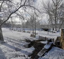 Gárgoles de Abajo nevado en enero de 2021
